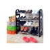 Plastic & Metal Shoe Organizer - 4 Levels